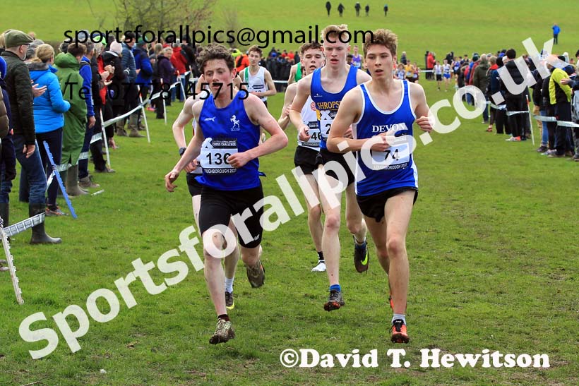 Mens Under-20s 2022 CAU Inter Counties Cross Country, Prestwold Hall, Loughborough.  Photo: David T. Hewitson/Sports for All Pics